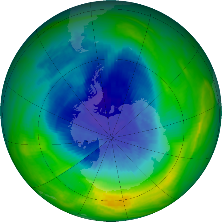 Ozone Map 1984-10-06